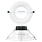 Luxrite 8 Inch Commercial LED Recessed Downlight 4 CCT Selectable 25/29/33W 2400/2700/3000LM Dimmable 4-Pack LR23954-4PK - alternate 6